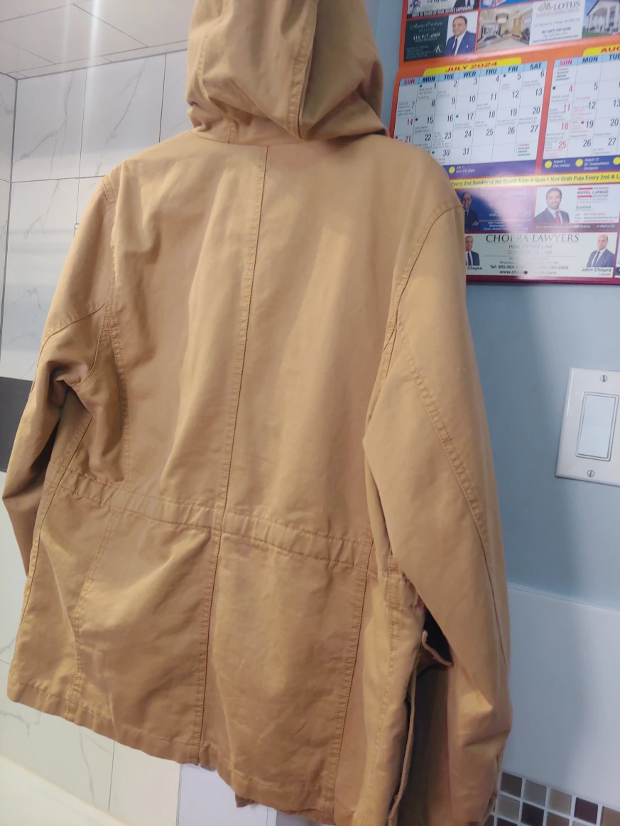 Gap Men's Tan Jacket size medium image indicator(8)