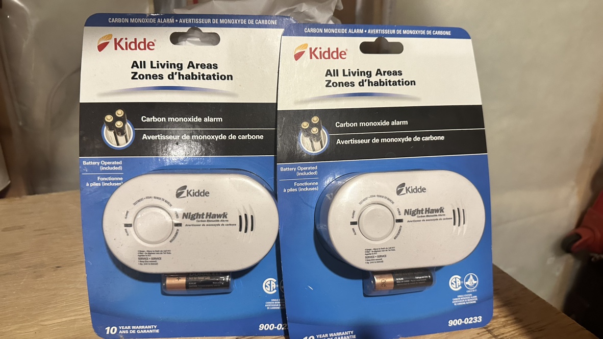 New Kidde Carbon Monoxide Alarms