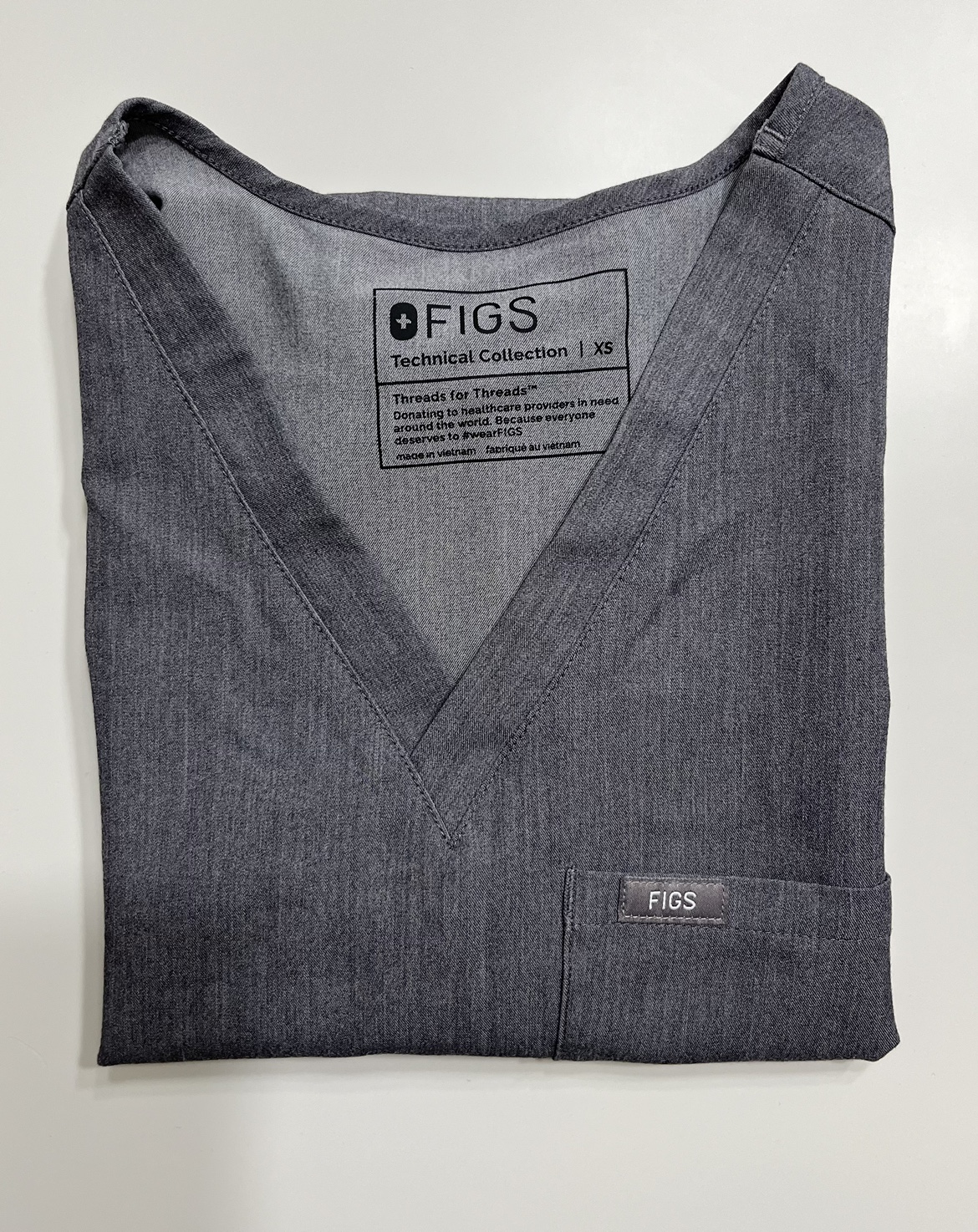 FIGS Scrub Set - Graphite, Women’s XS Petite thumbnail