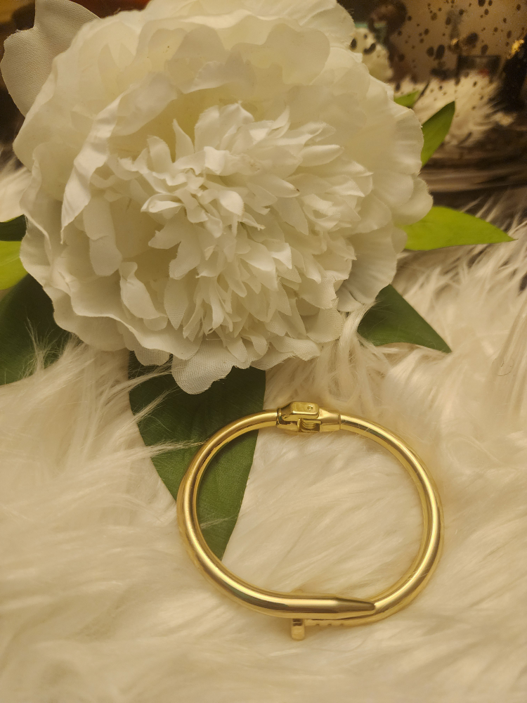 Gold Nail Bracelet - photo 2