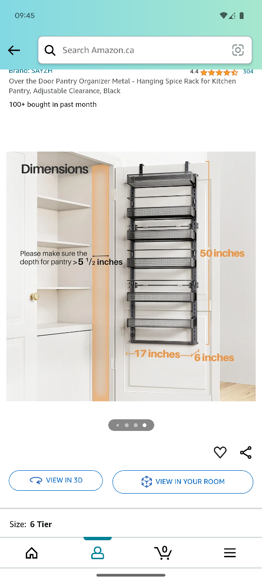 BNIB over door closet organizer - photo 3