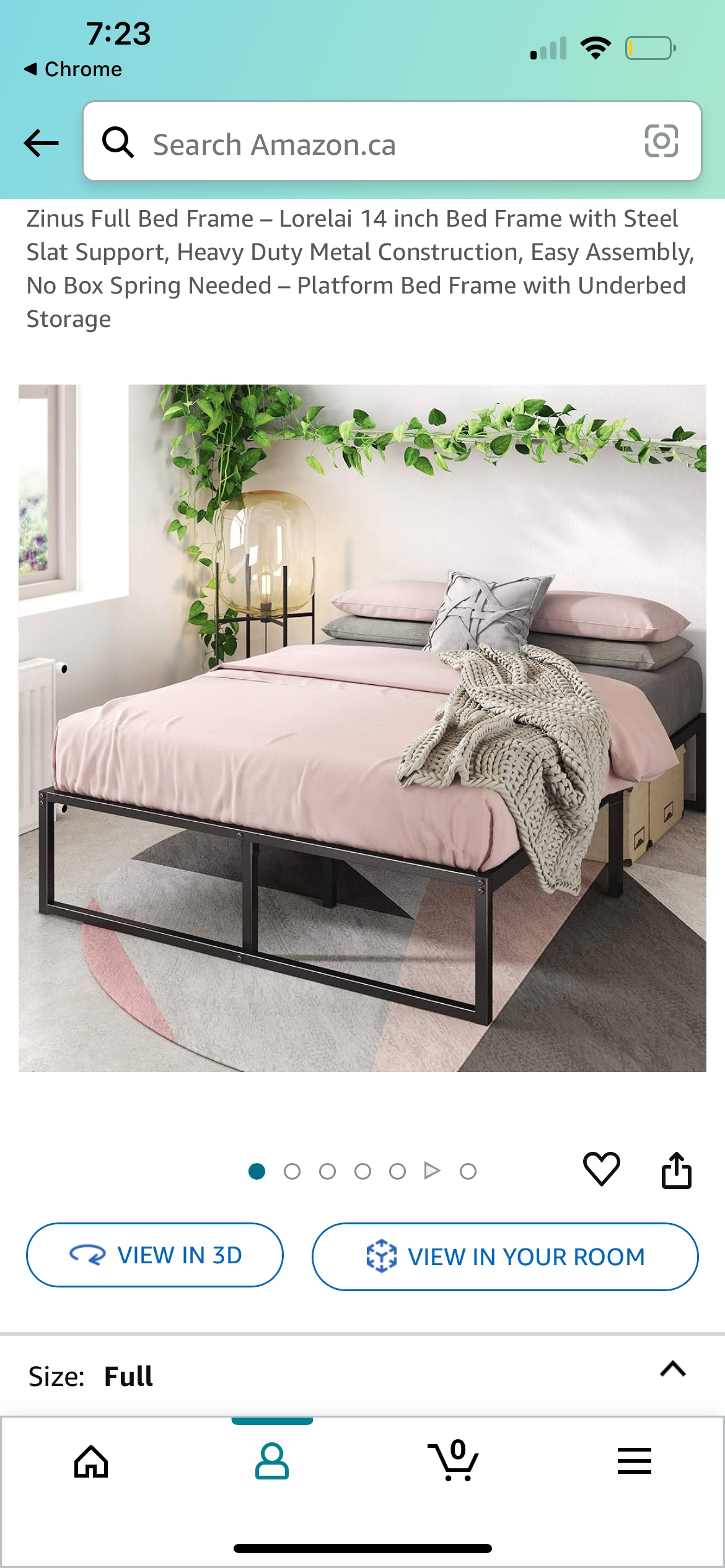 Bed mattress and bed frame - size Double / full - photo 2