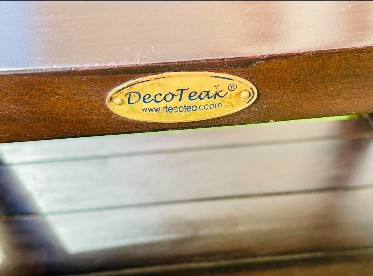 DecoTeak® Satori® Teak Wood Chair / Bench in Woodland Brown - photo 3