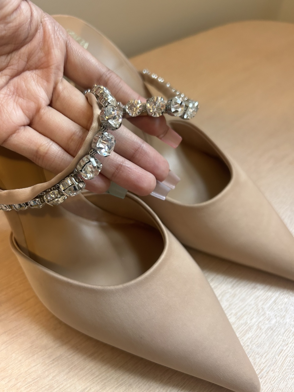 Rhinestone Pointy Heels - photo 2