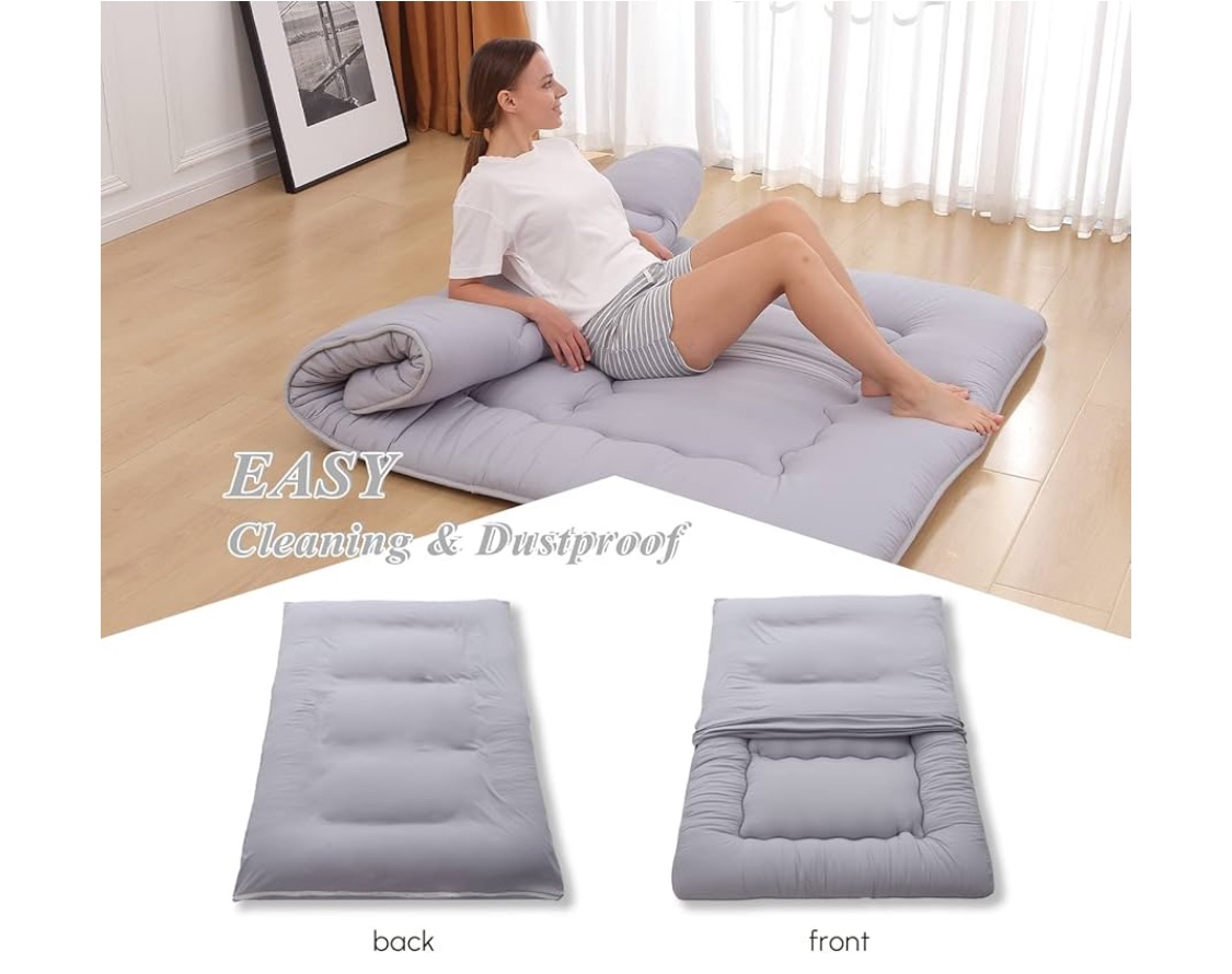 Gray Full Size Futon Mattress - photo 4