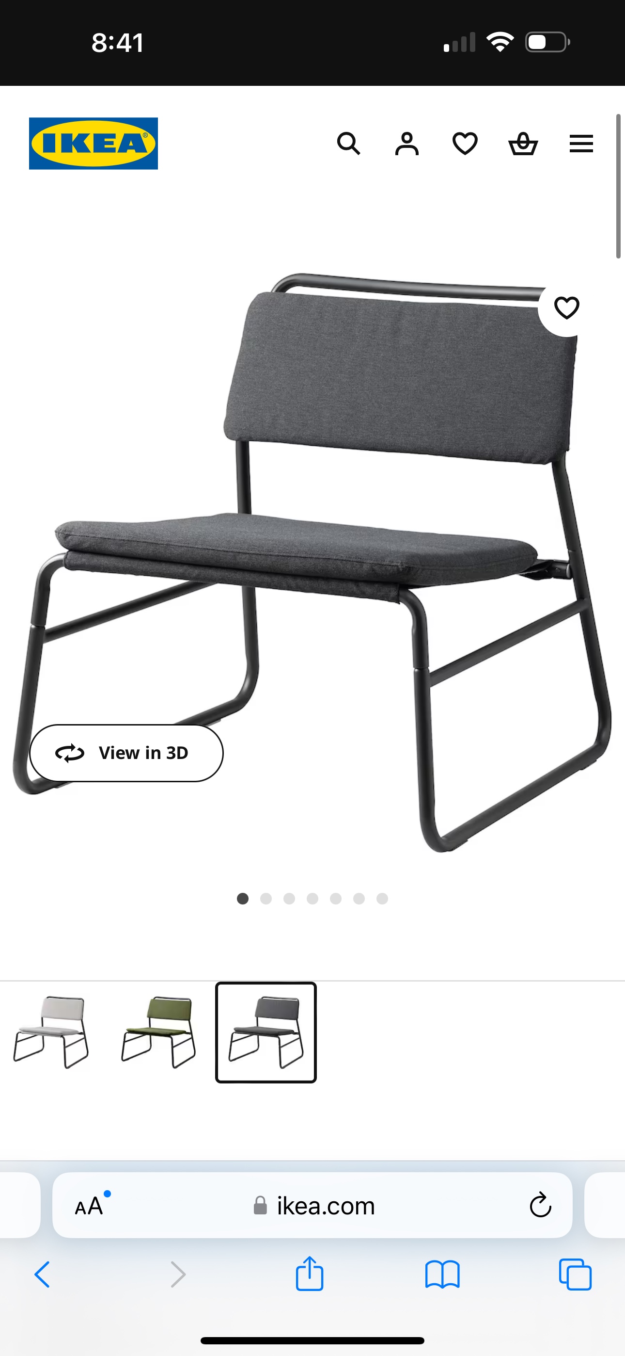 IKEA gray chair