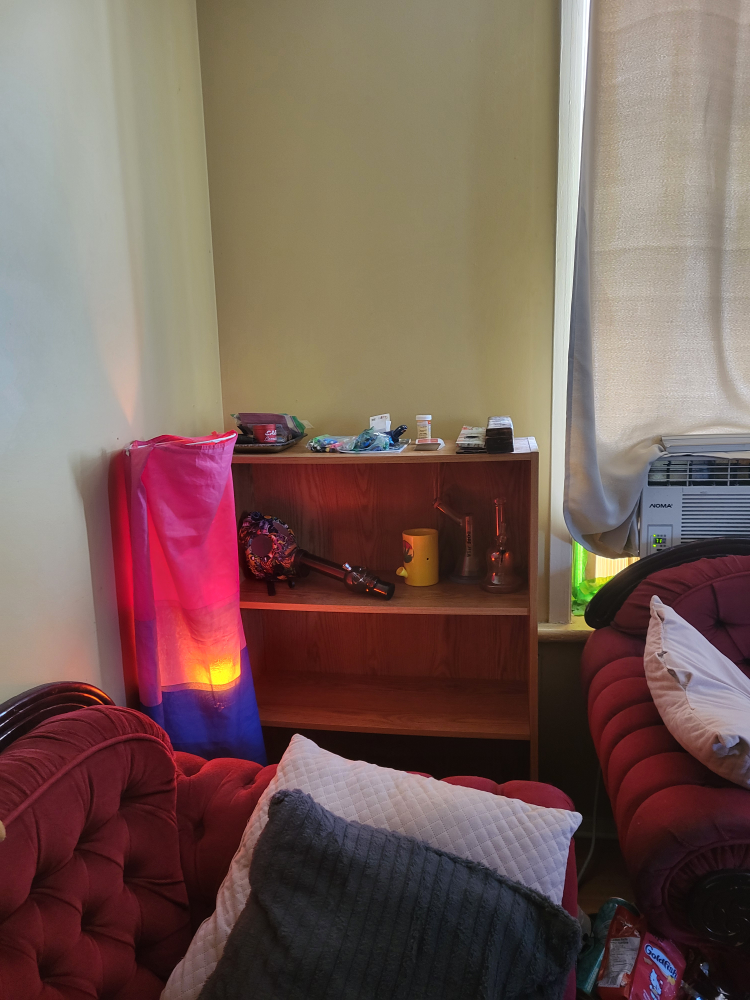 sturdy wooden book shelf