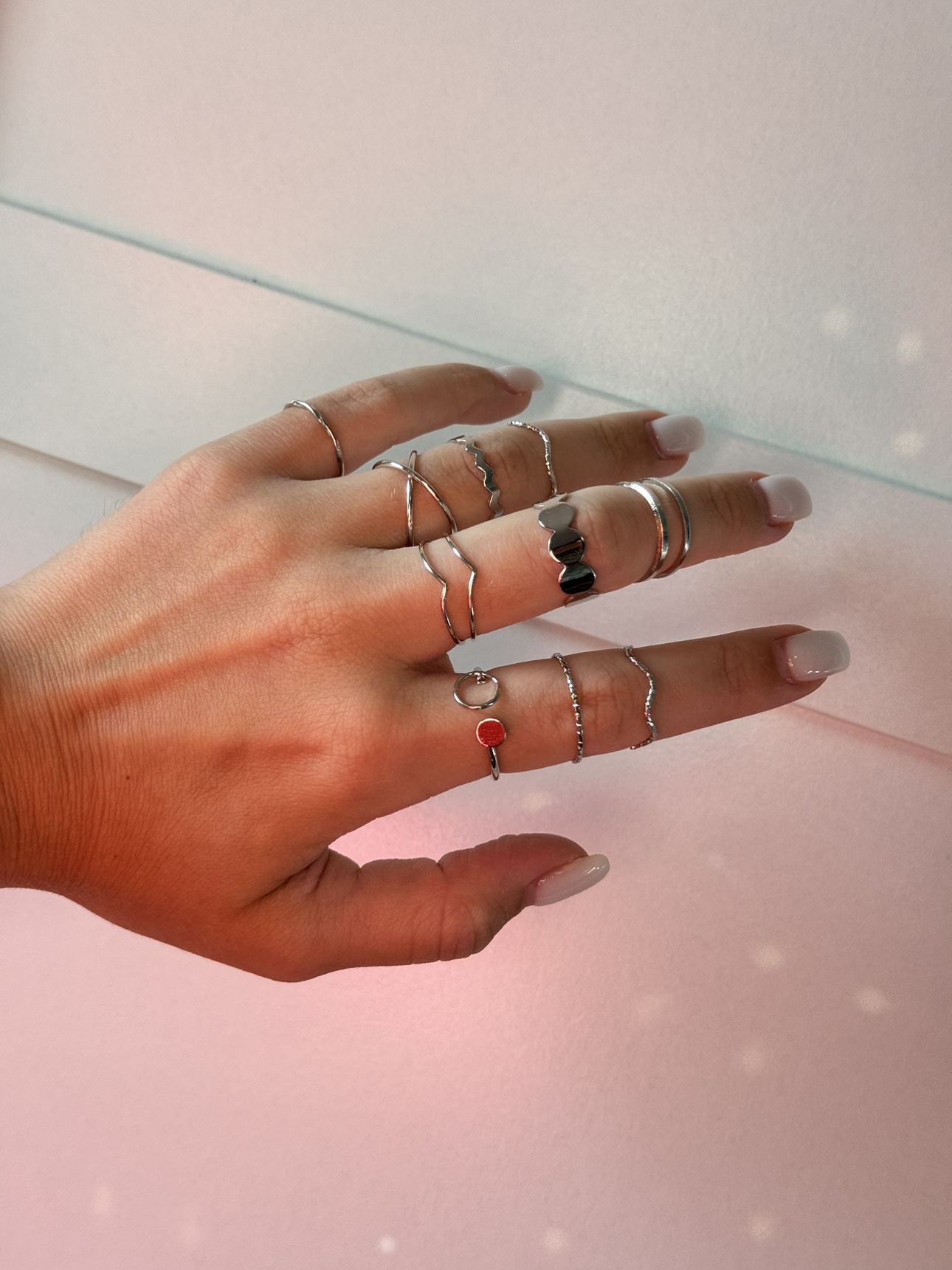 Silver Ring Set