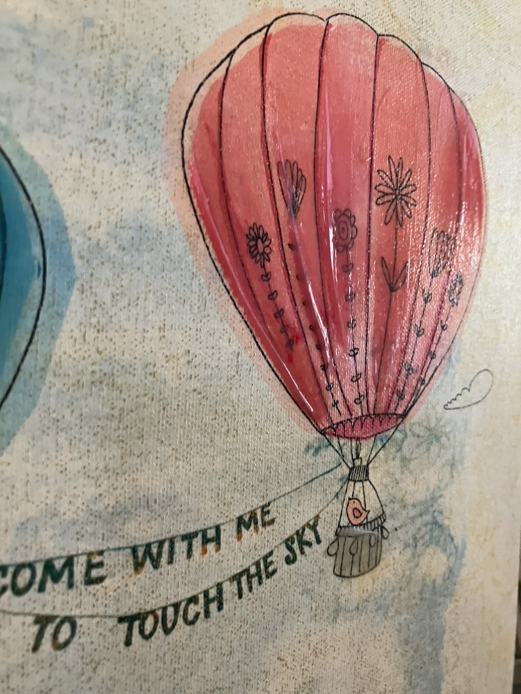 Baby/Toddler Girls Room Hot Air Balloon Wall Art image indicator(3)