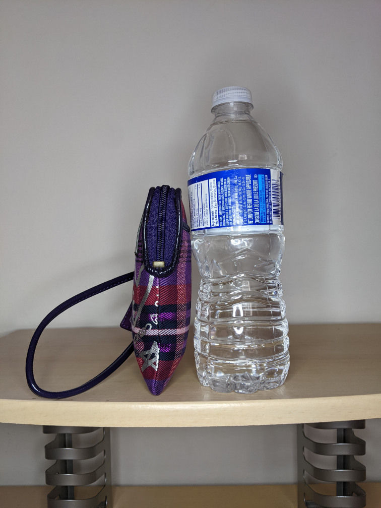 Coach Tartan Poppy Purple Plaid Tartan Wristlet / Pouch Small image indicator(7)