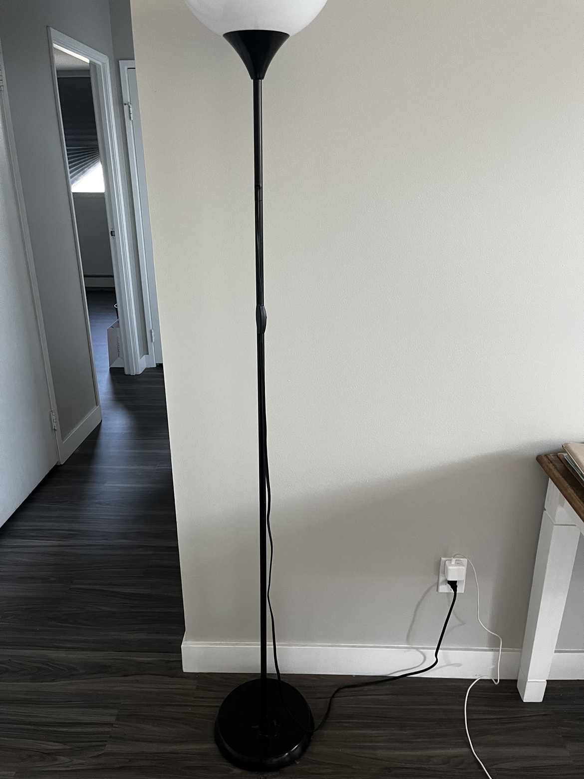 Two standing lamps