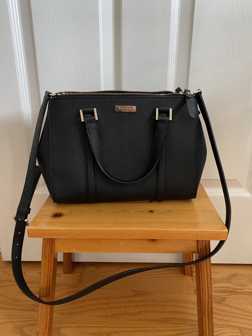 Kate Spade Black Handbag or Crossbody Purse - $25 thumbnail