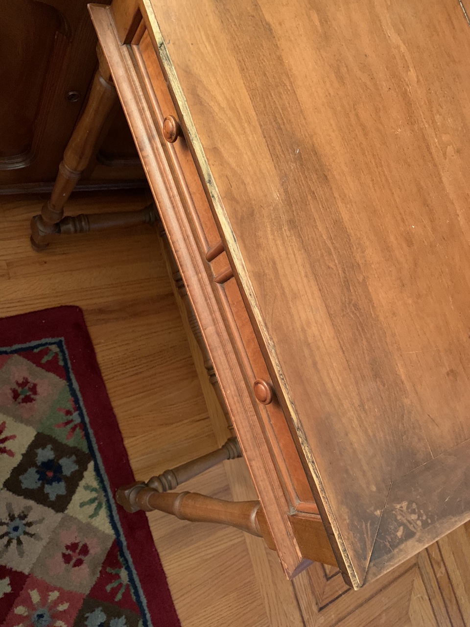 🦋🌼Wooden desk with hutch - photo 5