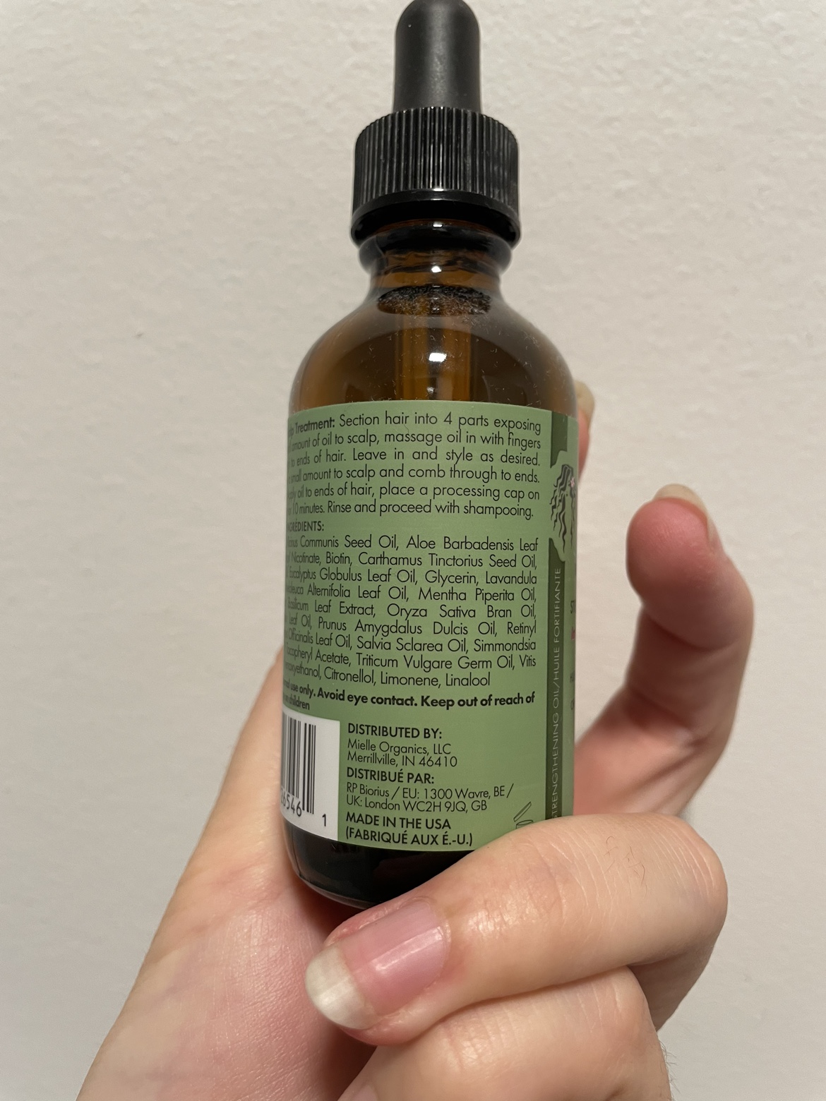 Mielle Rosemary Mint Hair / Scalp Oil image indicator(4)