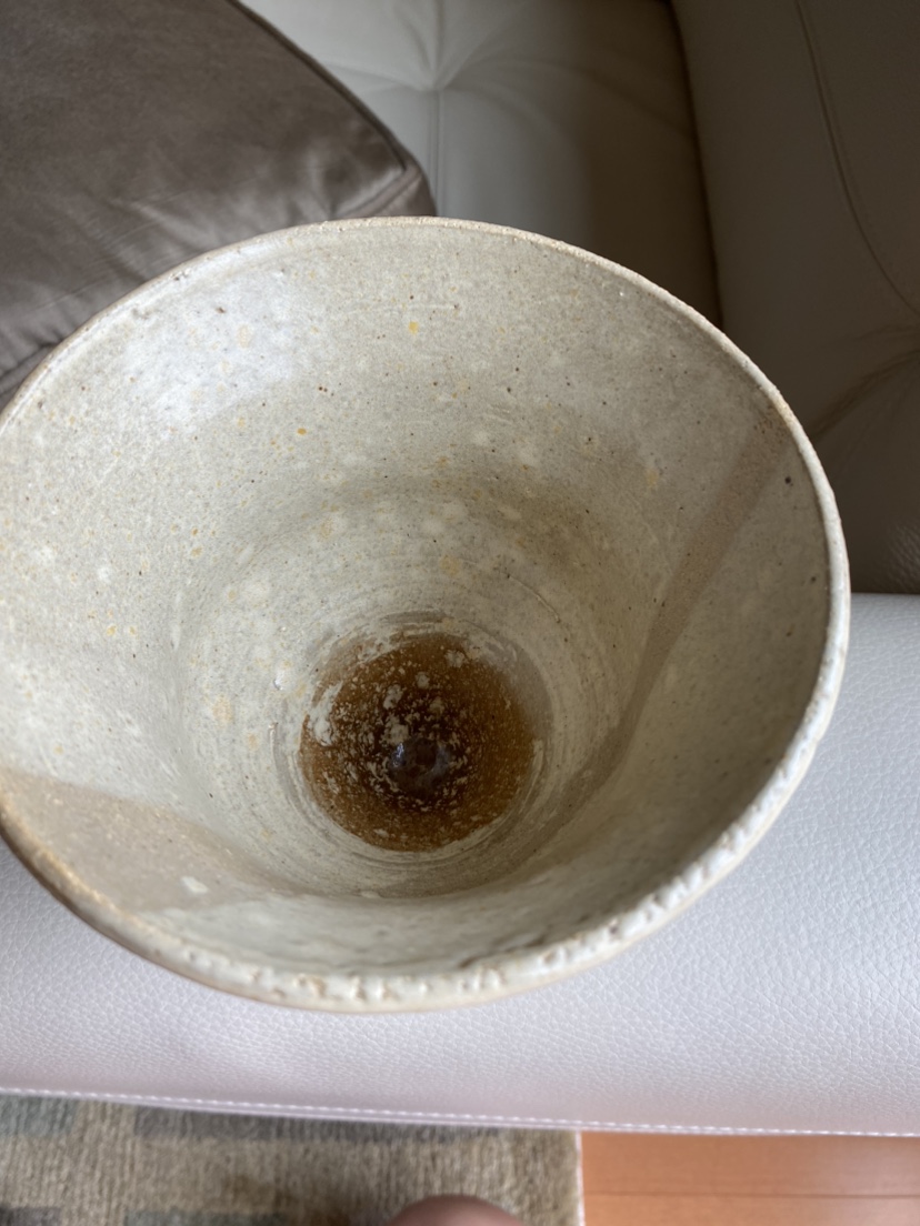 Handmade clay glazed pot signed by artist image indicator(3)