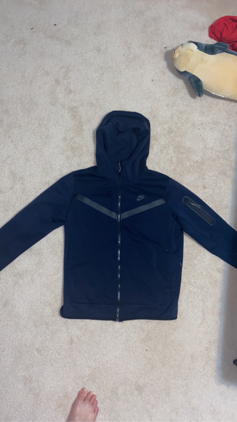 Nike Tech Tracksuit (Navy Blue/Black) - photo 2