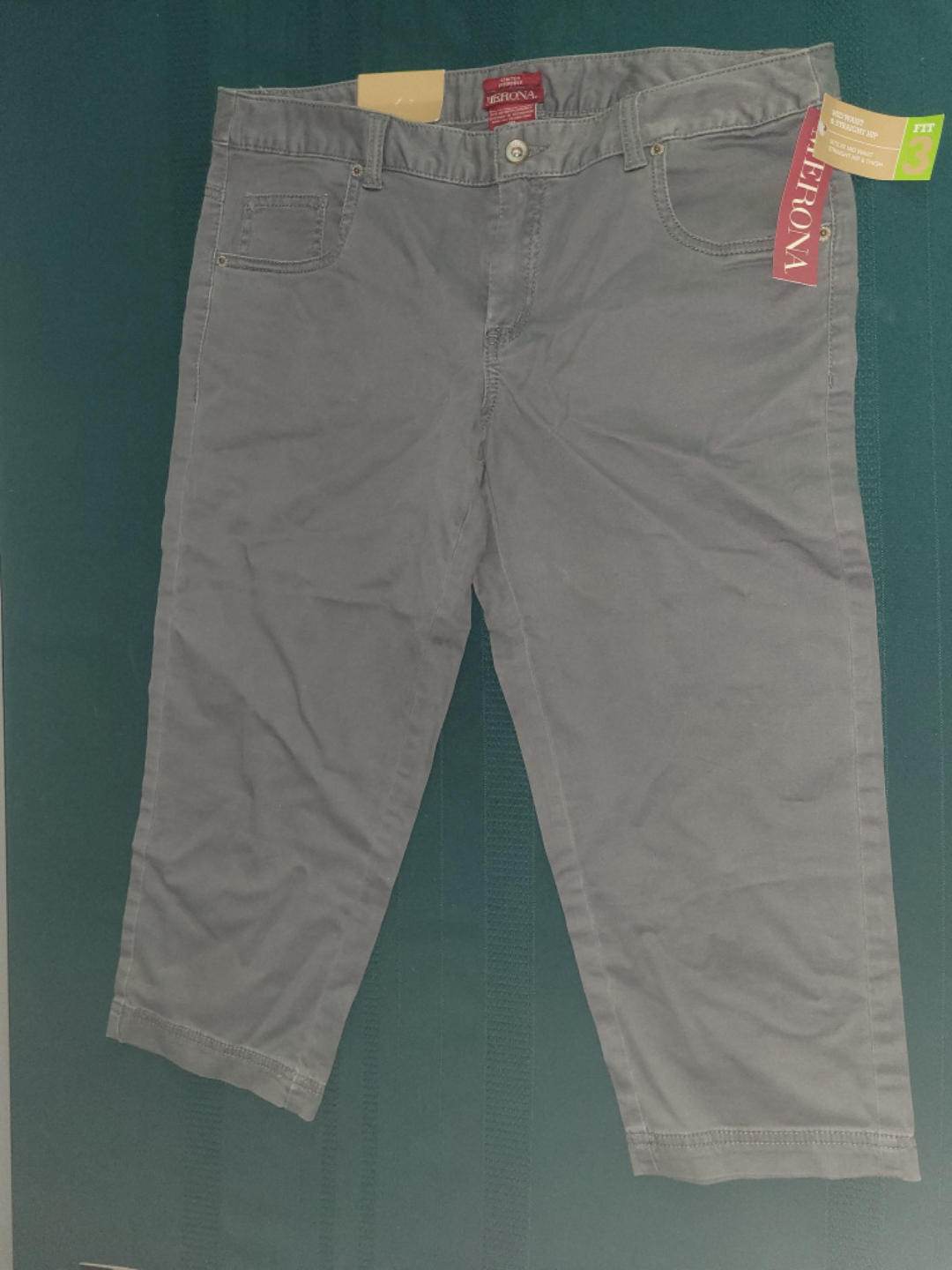 Merona Women's Size 10 Grey Capri Pants
