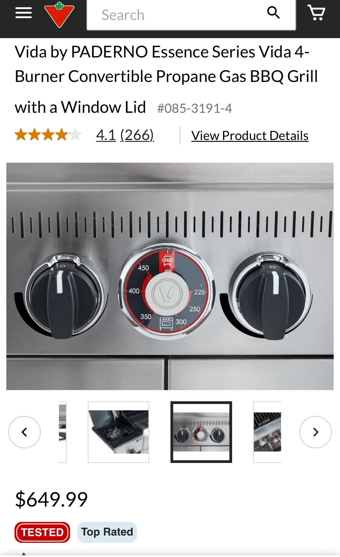 BRAND NEW - Vida by PADERNO 4-Burner Convertible Gas BBQ - photo 4