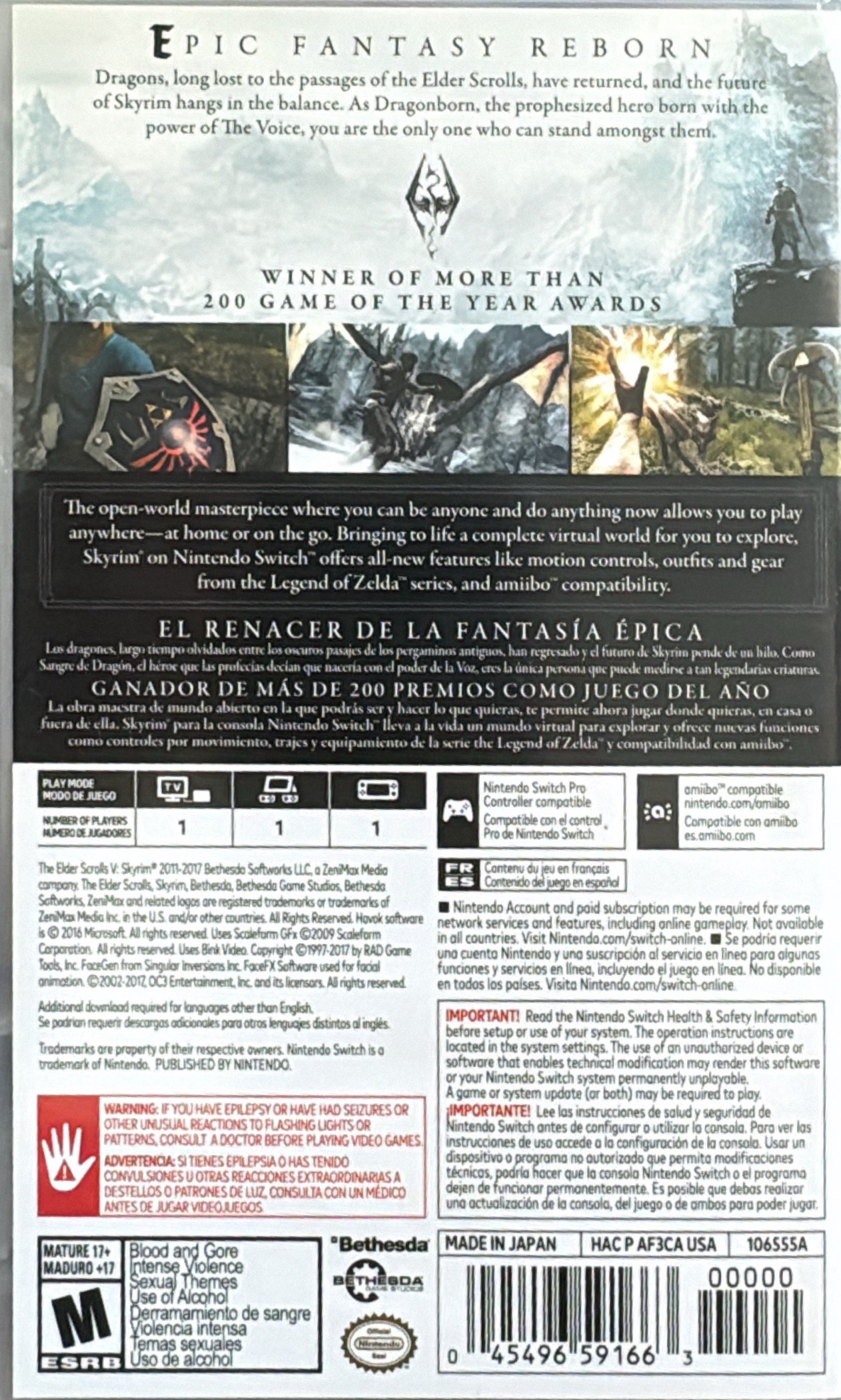 The Elder Scrolls V: Skyrim (Nintendo Switch) image indicator(4)