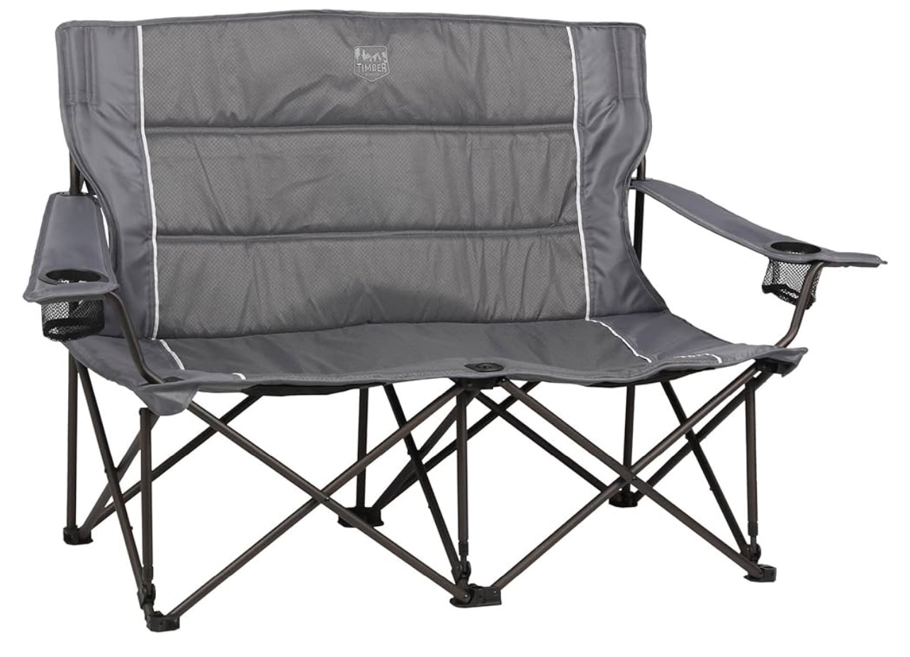 Timber Ridge 2 Person folding chair Double Camping Chair