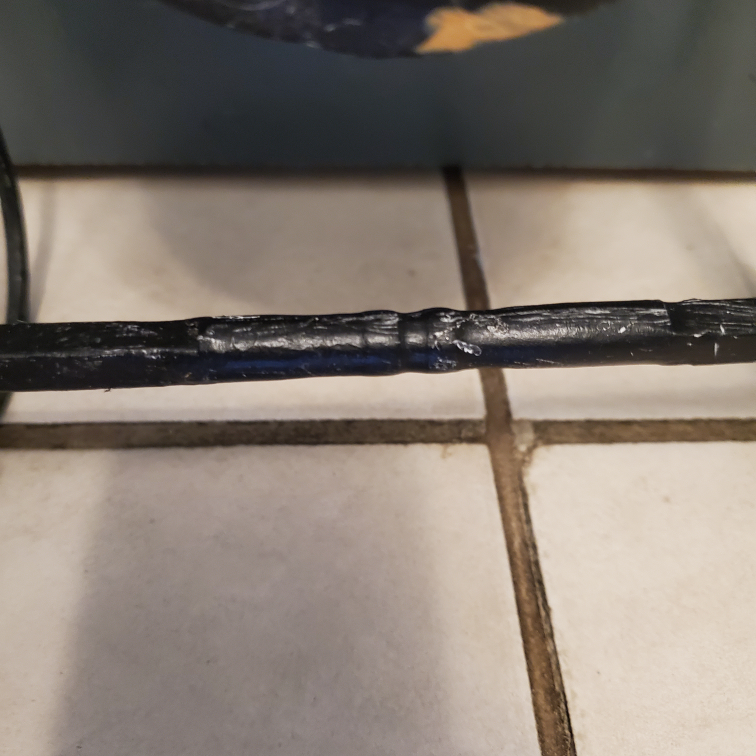 Small painted metal table top mirror image indicator(5)