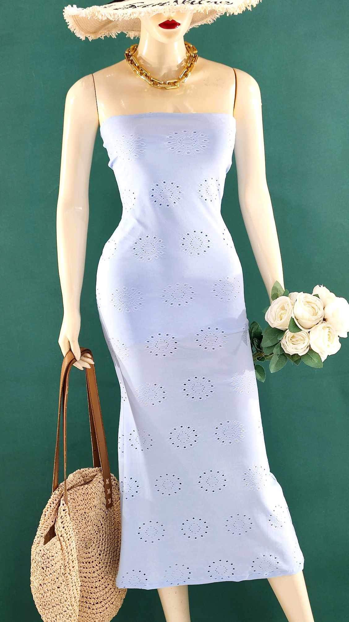 $7 only tube maxi eyelet dress thumbnail