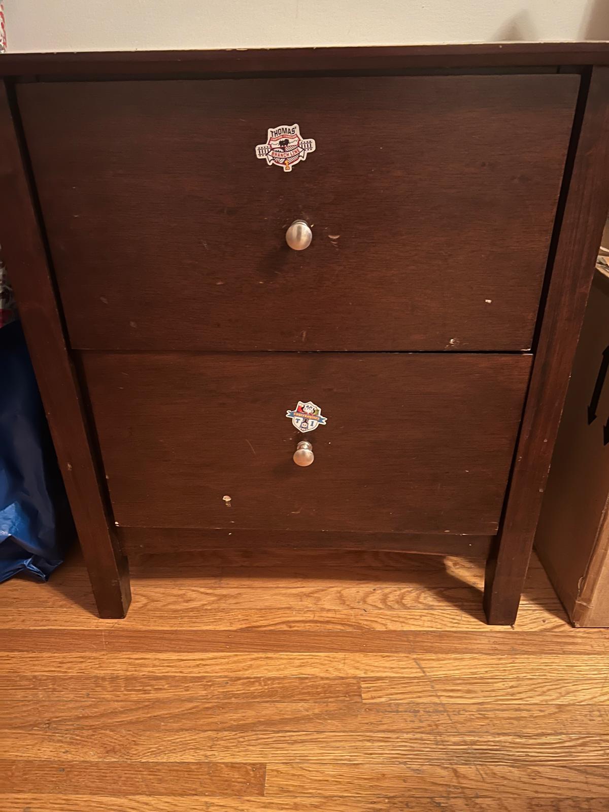 Two Drawer Nightstand