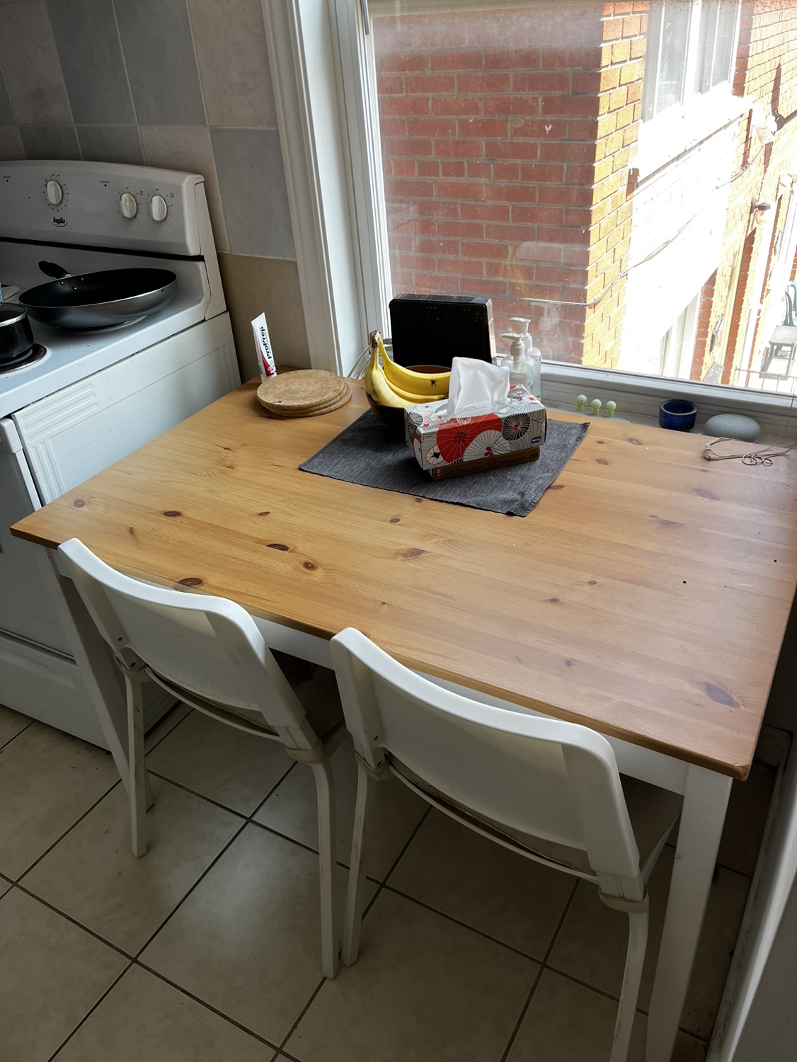 Small Kitchen Table and Two Chairs - photo 2