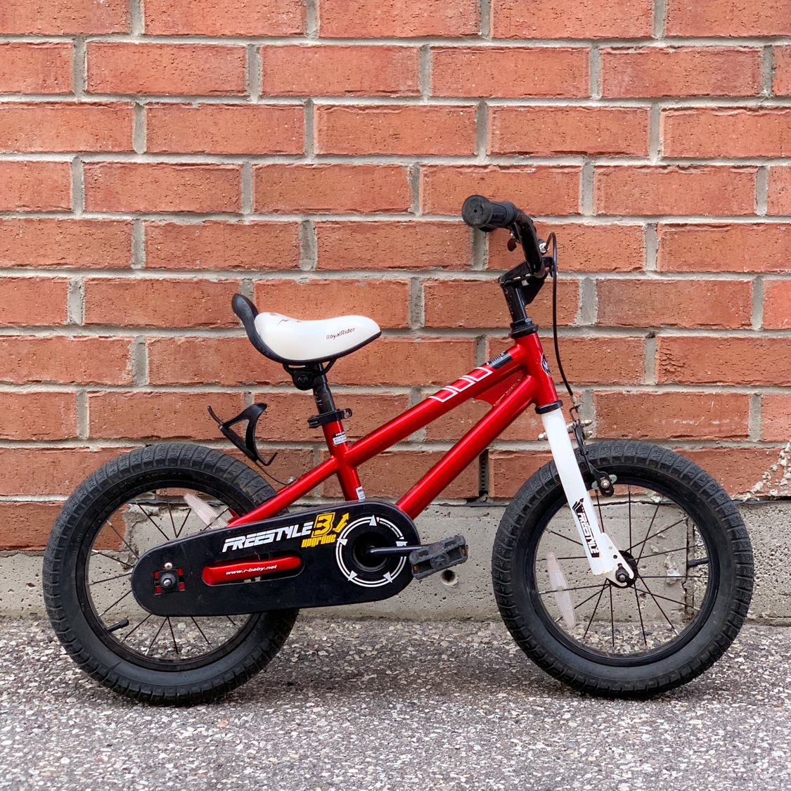 14" BMX bicycle for kids & toddlers, RoyalBaby Bike 2020 Red