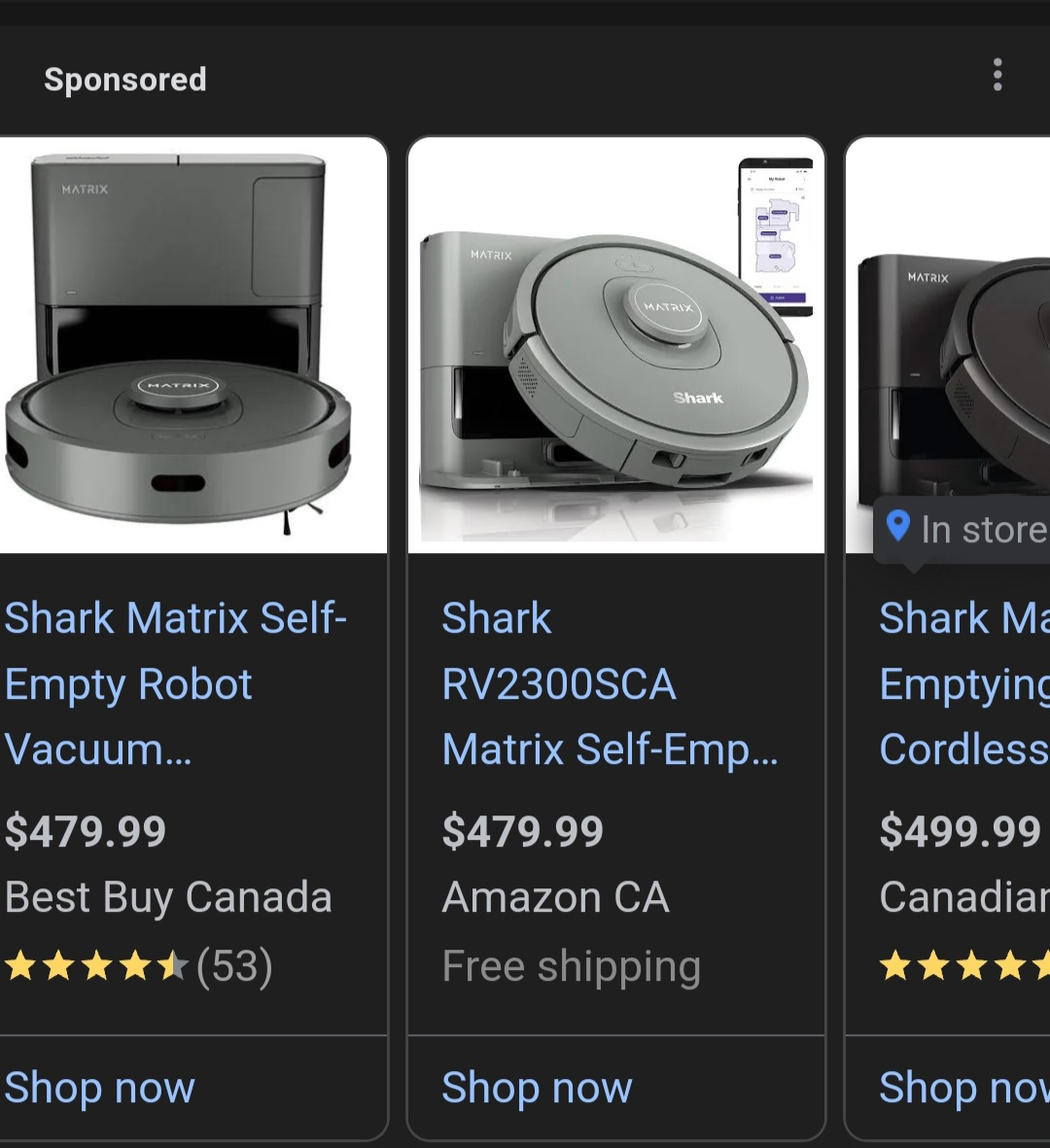 shark Matrix robotic vaccum cleaner with self empty bin - photo 4