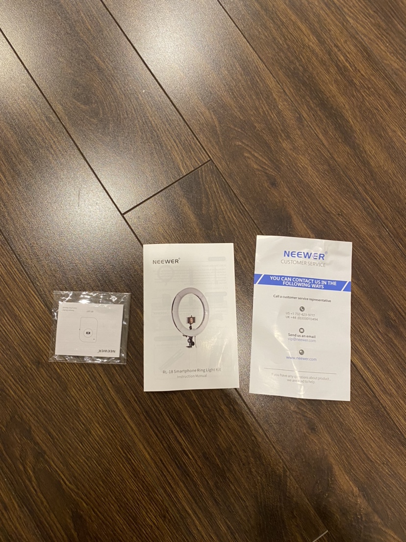 Ring Light with Stand and Phone Holder image indicator(5)