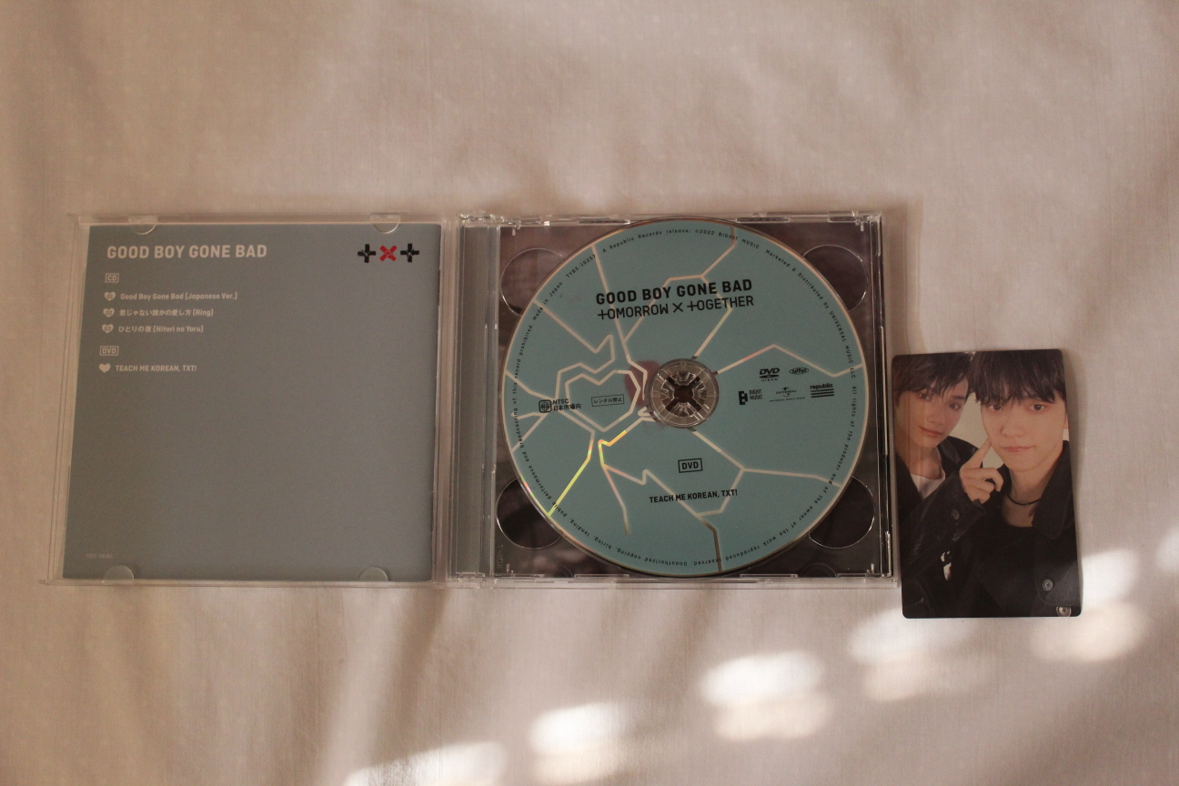 KPOP TXT Good Boy Gone Bad CD version A + Photocard - photo 3