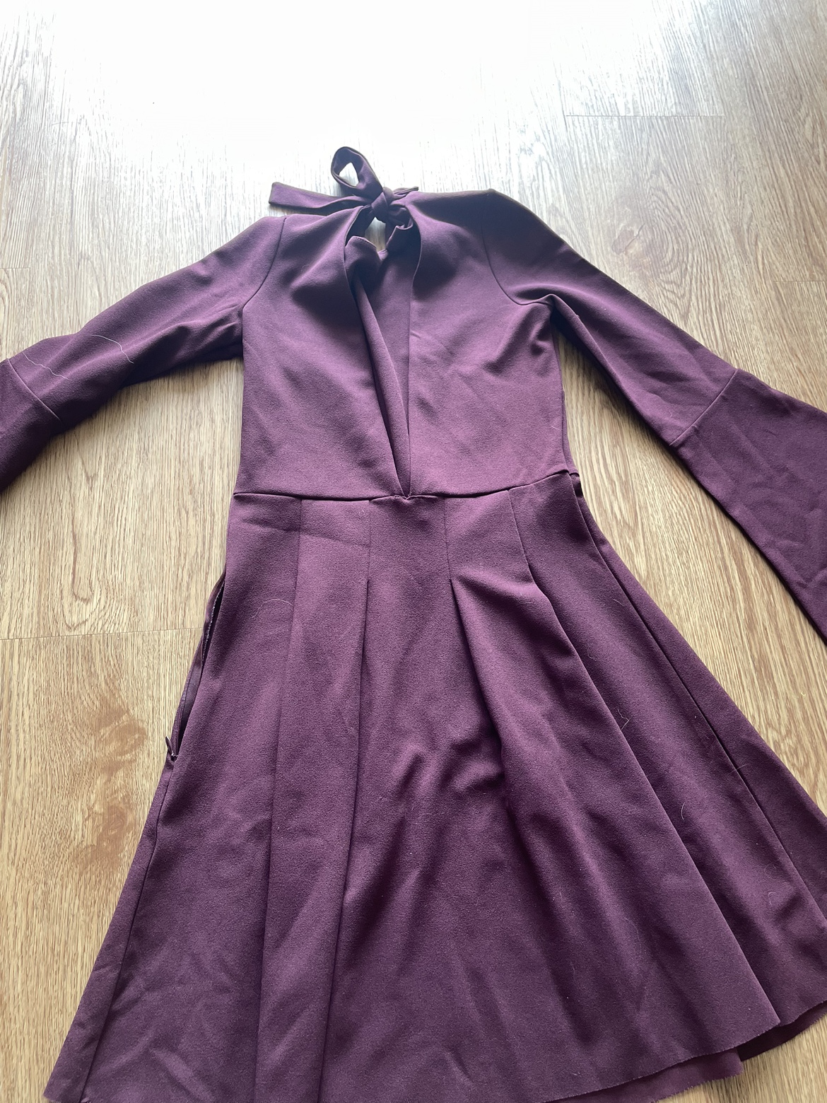 Oak & Fort Bell-Sleeve Dress - XS image indicator(2)