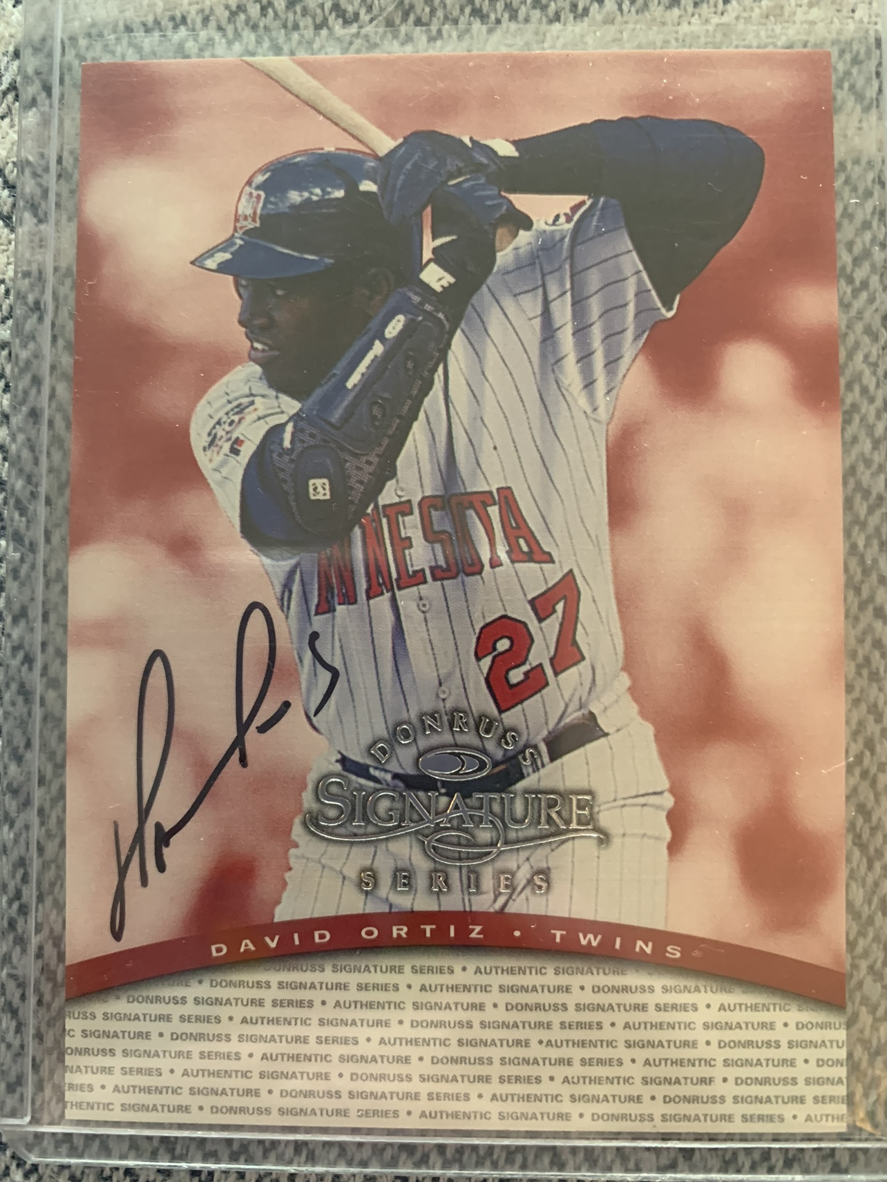 David Ortiz 1997 Donruss Signature Series Card thumbnail