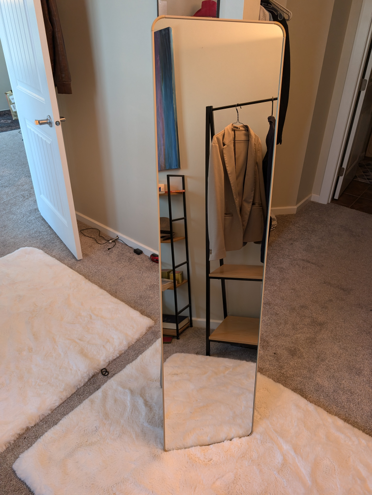 Golden Mirror with Stand - photo 5