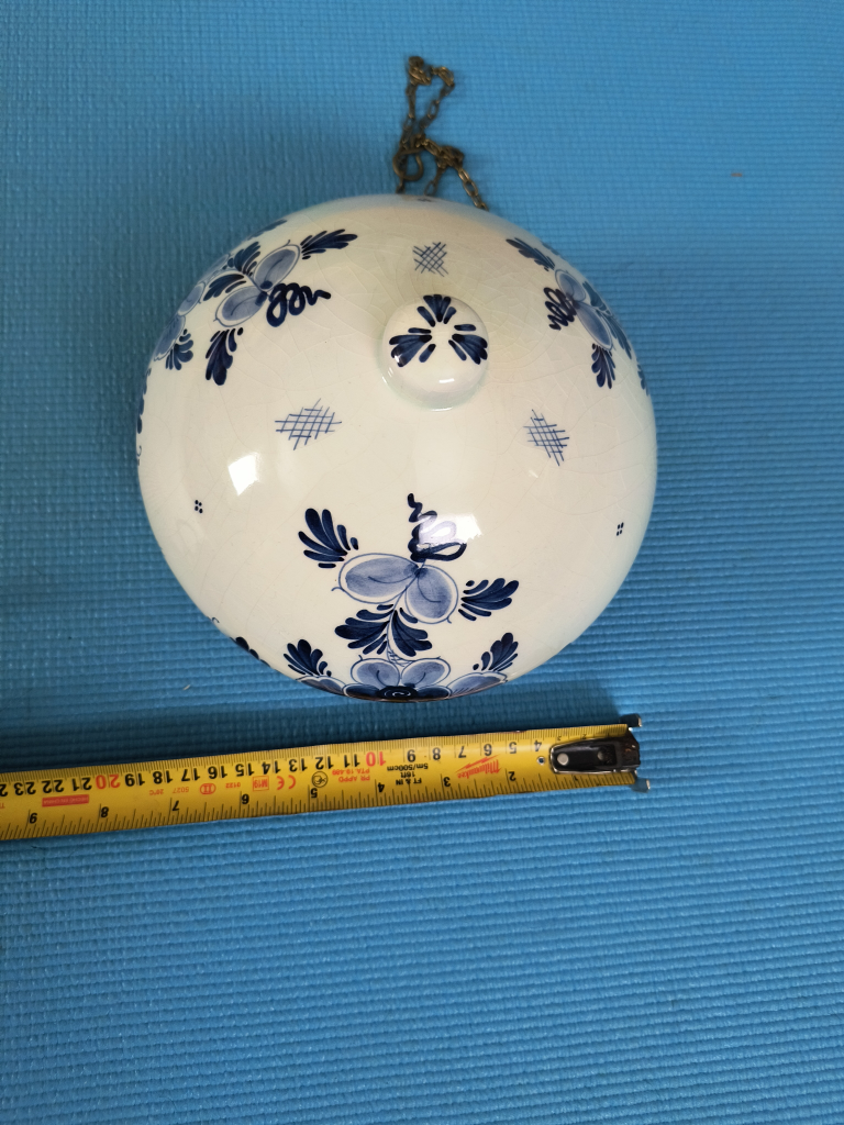 Delft Blue Hanging Planter - photo 2