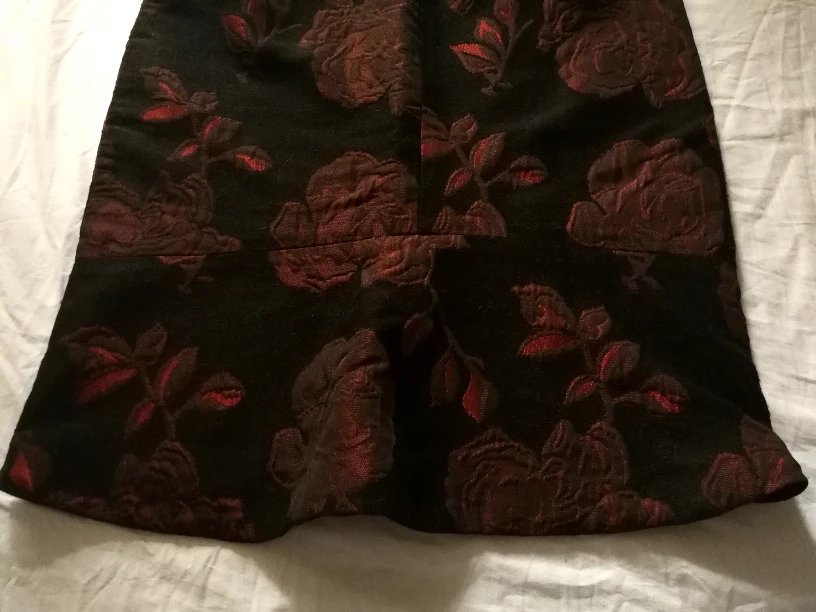 Ann Taylor Jacquard flounce hem Skirt image indicator(5)