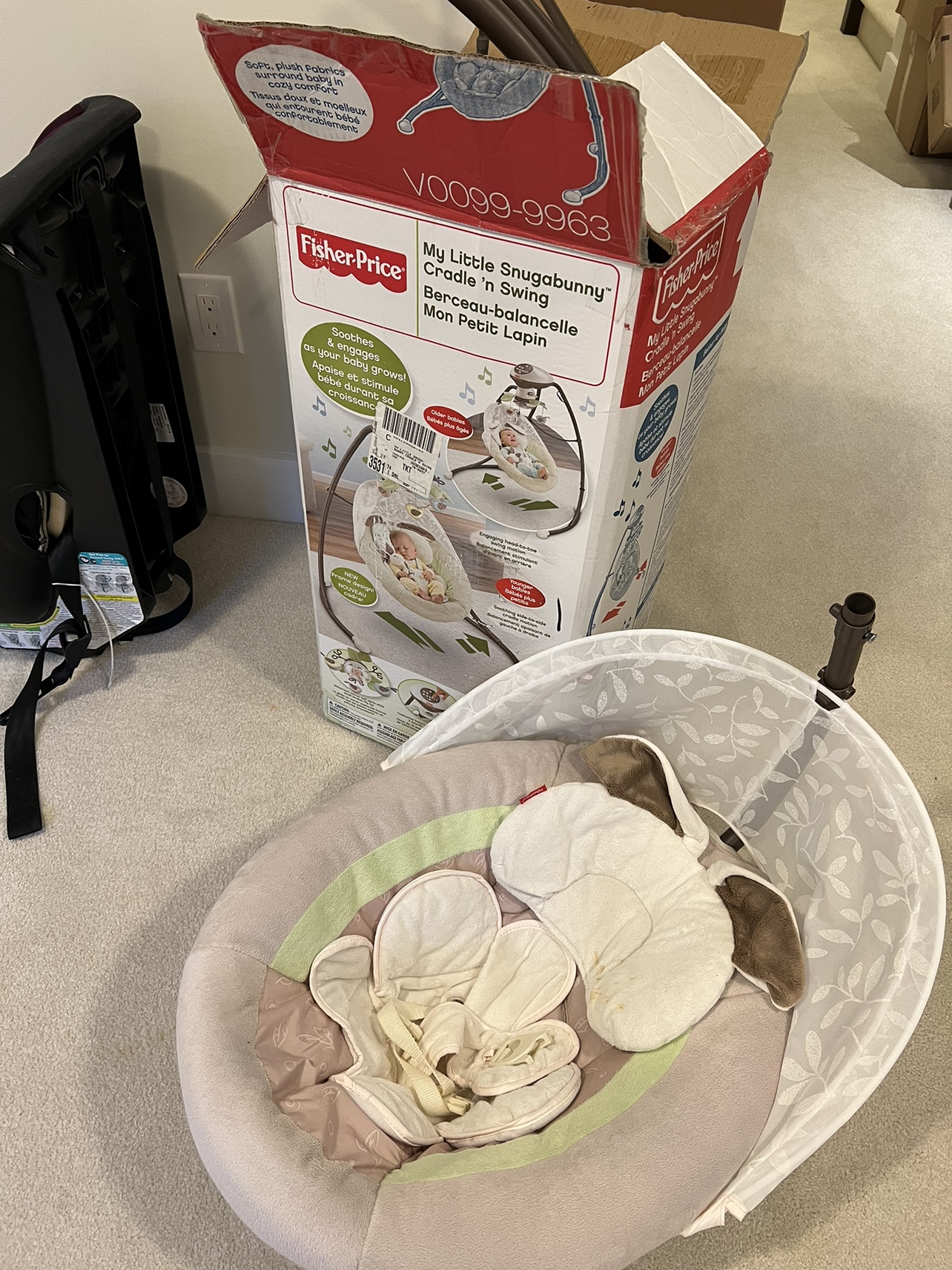 Fisher-Price My Little Snugabunny Cradle 'n Swing