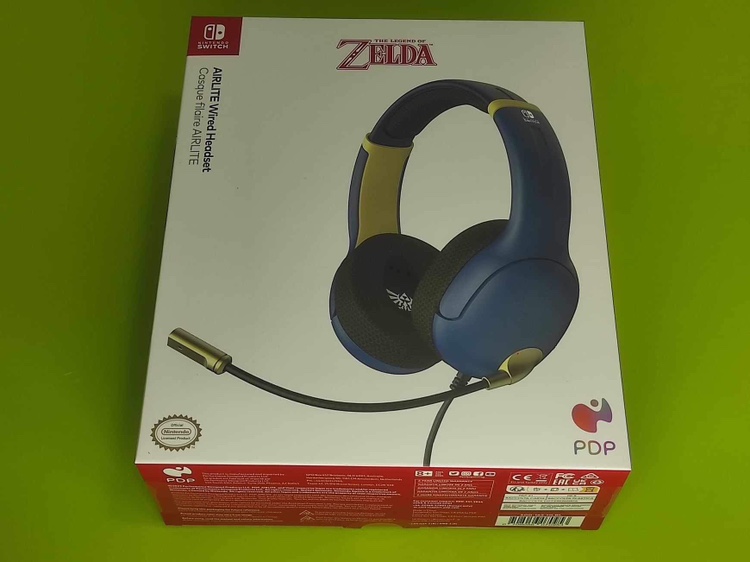 PDP Airlite Wired Headset Zelda themed