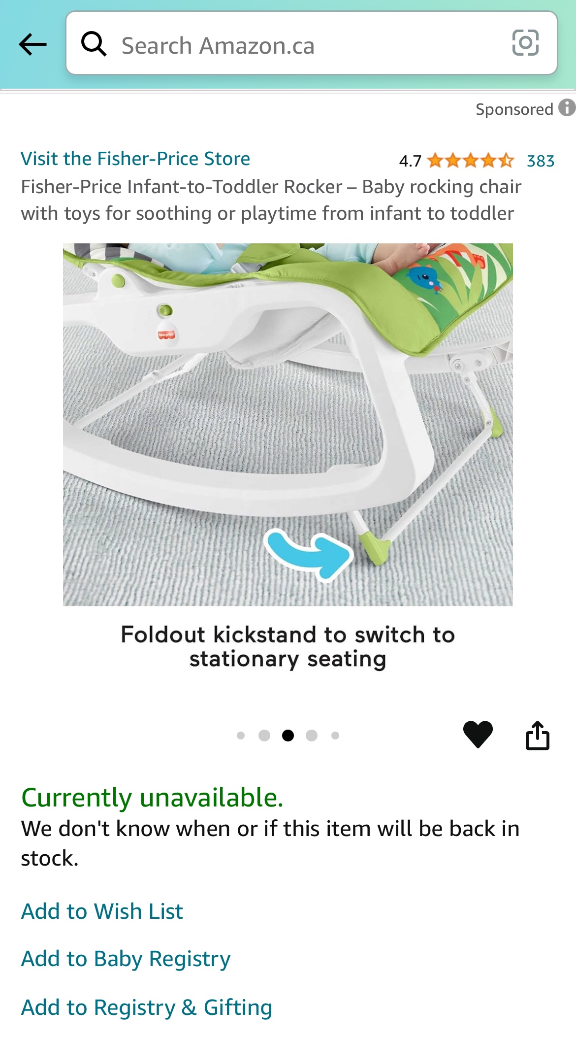 Fisher-Price Infant-to-Toddler Rocker – Baby rocking chair - photo 5