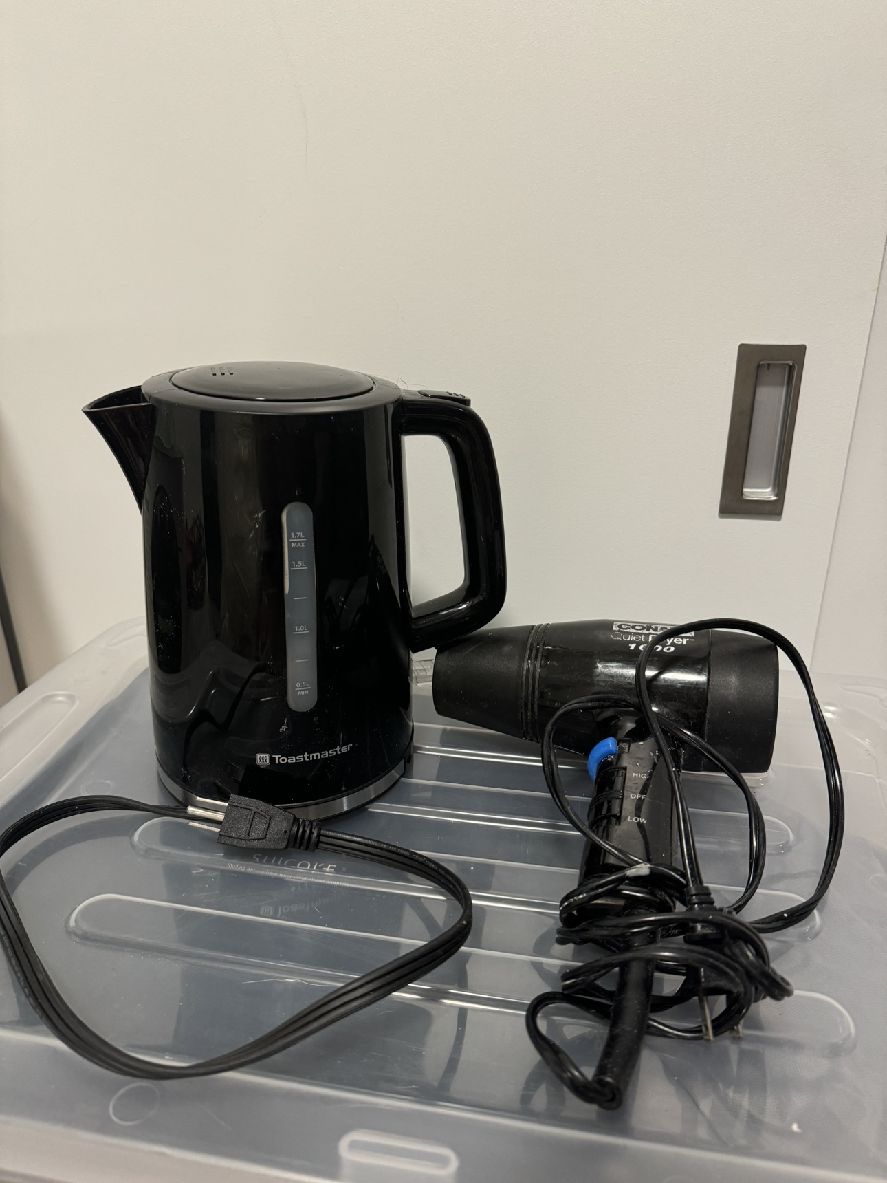 Electric Kettle and Hair Dryer