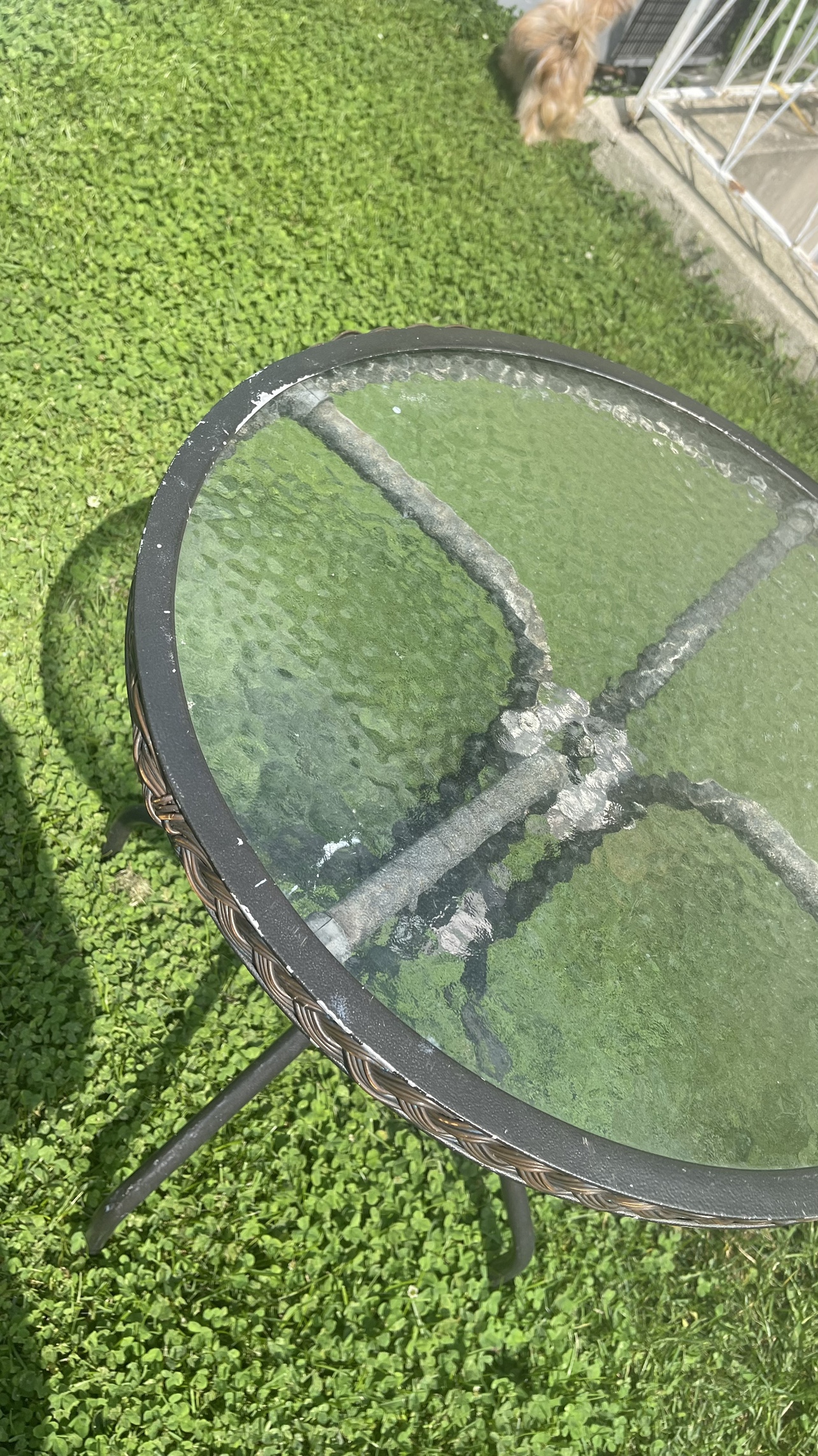 Small Glass Top Side Table Please Check More Pictures - photo 3