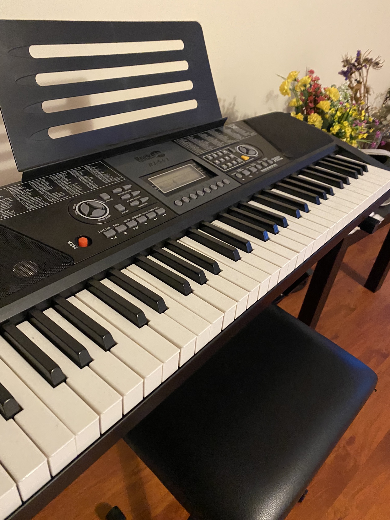 61-key piano keyboard with stand! 🎶 🎧 image indicator(5)