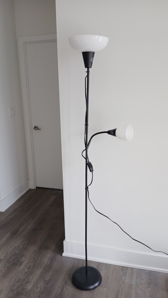 MOVING SALE - IKEA Floor Lamp (with lightbulbs) image indicator(2)