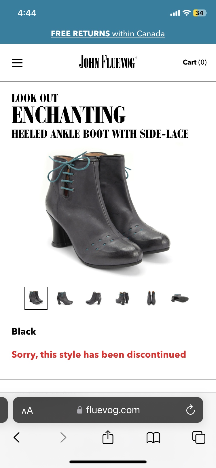 Fluevog boots “Enchanting” size 8.5