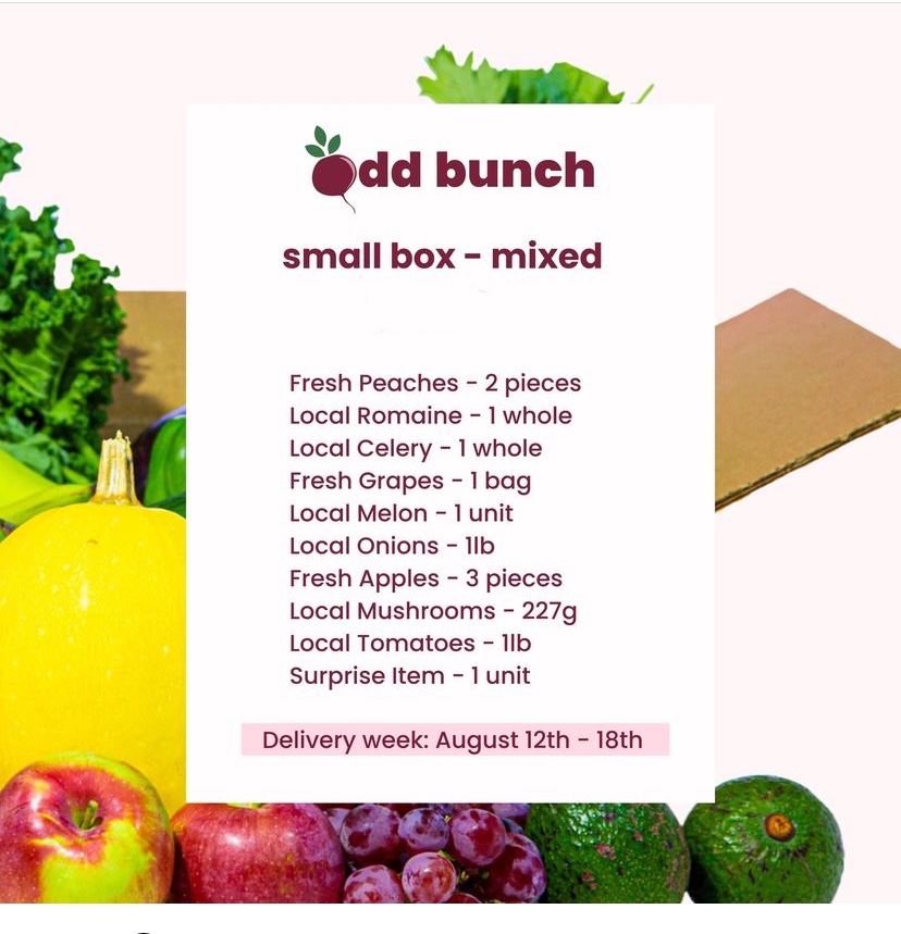 Odd bunch fruits & veges