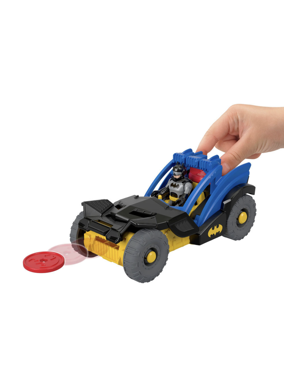 Batman Toy Rally Car with Disk Launcher and Figure image indicator(2)