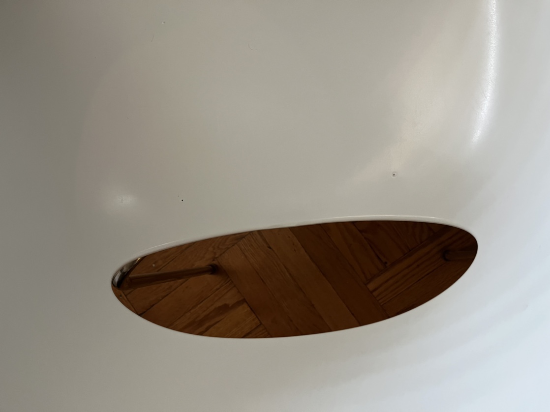 2 Italian White Orbit Chairs image indicator(2)