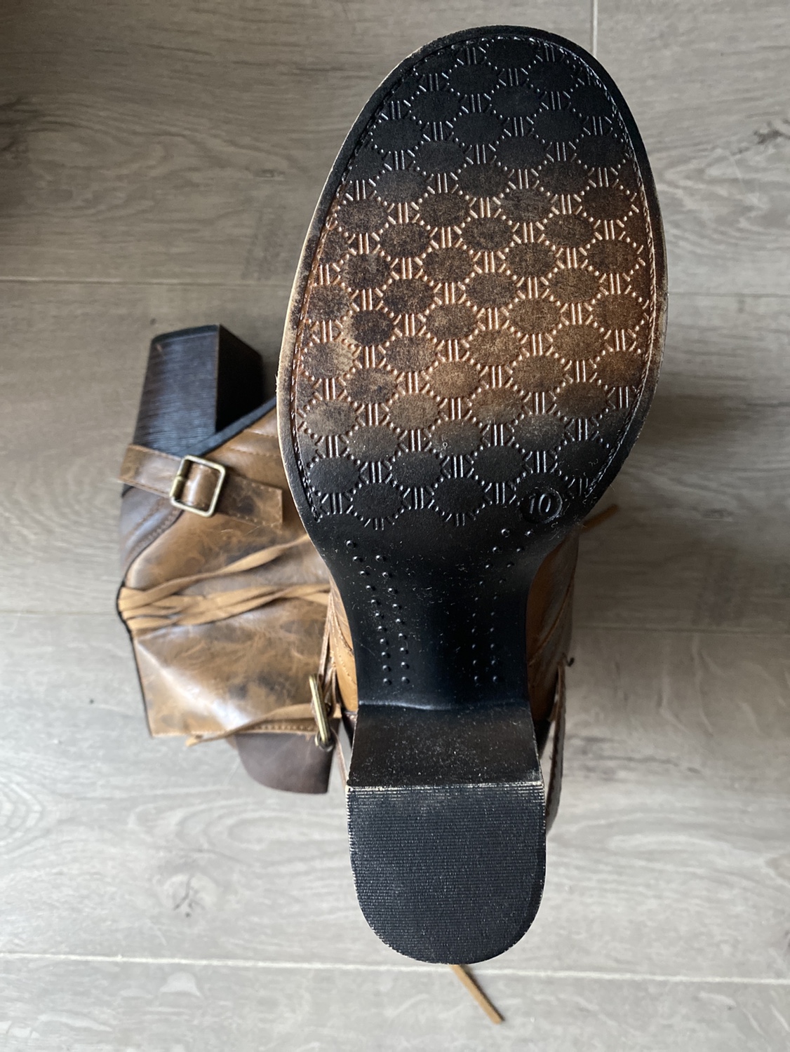 Brown Leather Ankle Boots - photo 2