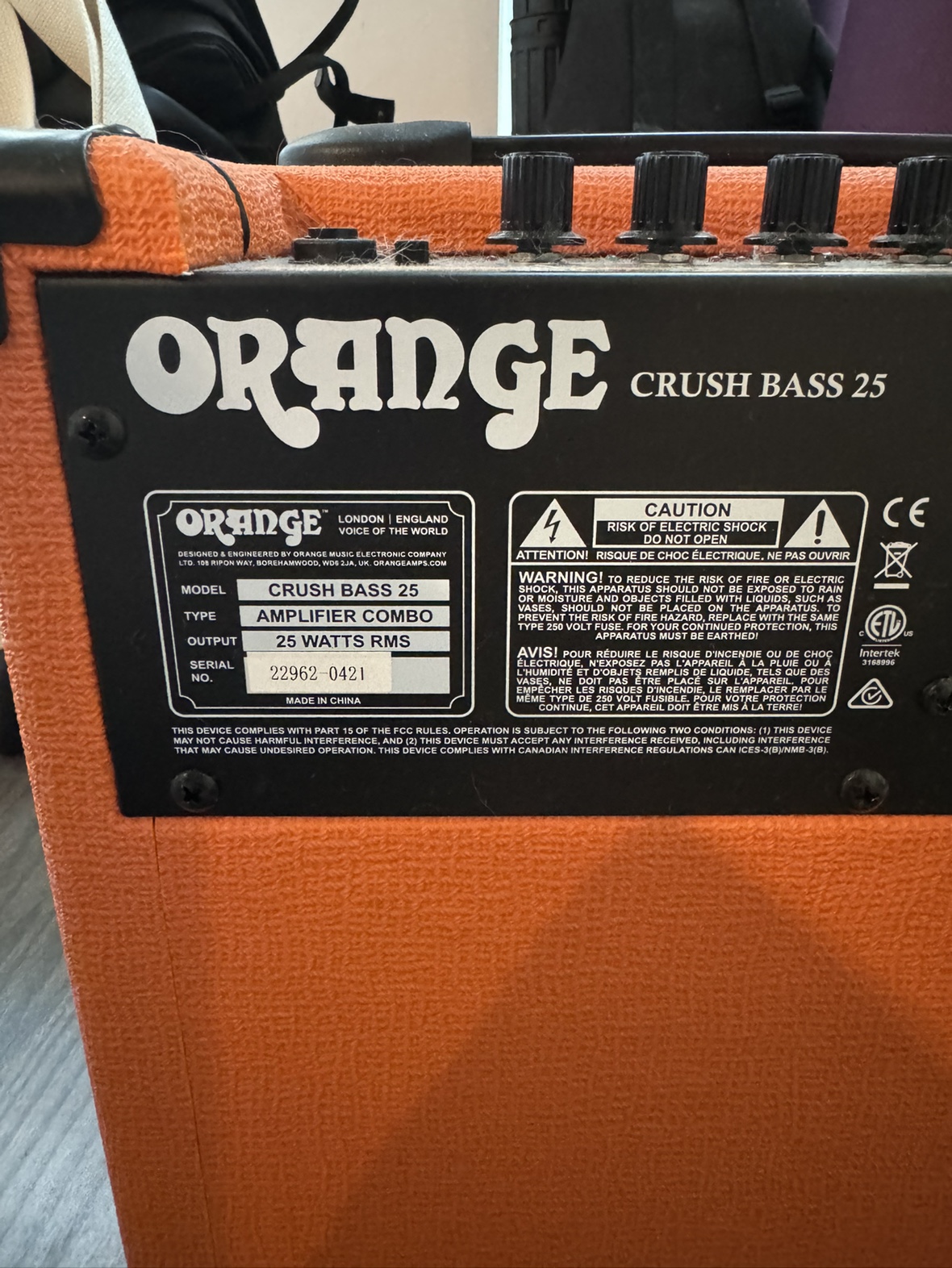 Orange Bass 25 - photo 2